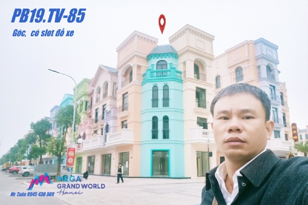 CĂN GÓC 2 MẶT TIỀN, CÓ SLOT ĐỖ XE | PHỐ BIỂN 19 | PB19-TV-85