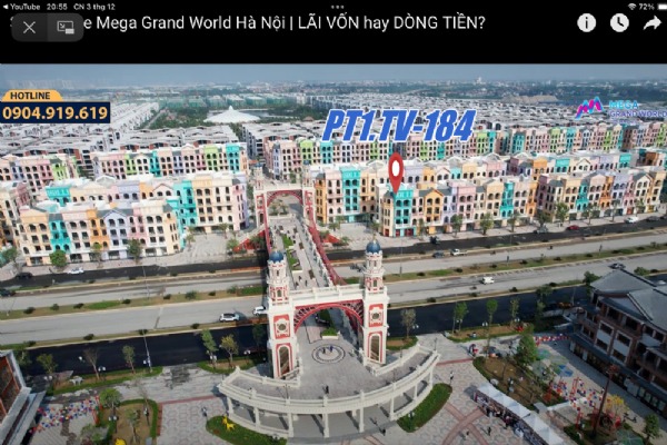 CĂN GÓC 2 MẶT TIỀN, MẶT ĐƯỜNG VÀNH ĐAI 3.5 | ĐIỂM CHECKIN CẦU ĐÔNG TÂY | PHỐ TÂY 1 | PT1-TV-184