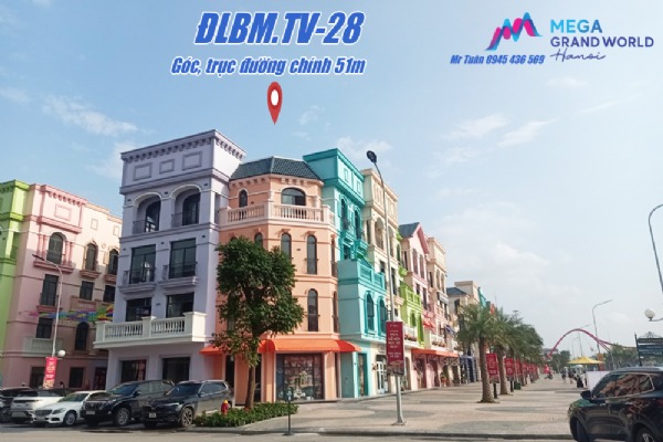 ĐẠI LỘ BỐN MÙA | ĐLBM-TV-28 CĂN GÓC, MẶT ĐƯỜNG 51m