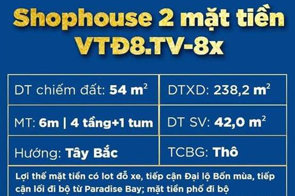 VỊNH THIÊN ĐƯỜNG 8 | VTĐ8-TV-8X ĐIỂM ĐỖ XE NGAY TRƯỚC CỬA SHOP
