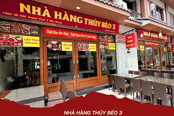 KHU K-TOWN - SAN HÔ 1 | SH1.KT-23 NHÀ HÀNG THÚY BÉO 3