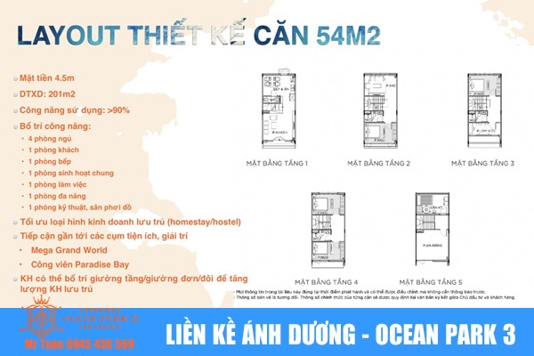LAYOUT ÁNH DƯƠNG 54m | ÁNH DƯƠNG 14-04 (ÁP GÓC)