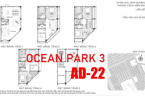 LAYOUT GÓC ÁNH DƯƠNG (AD-22) VINHOMES OCEAN PARK 3
