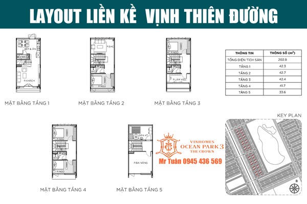 LAYOUT LIỀN KỀ | VỊNH THIÊN ĐƯỜNG 3-04 (VTĐ3-04)