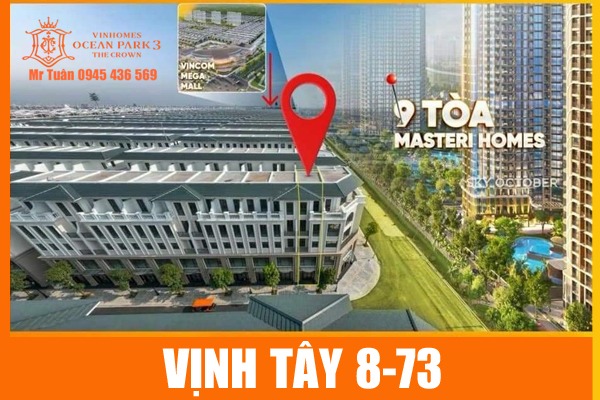 LIỀN KỀ 60m2, GẦN CHUNG CƯ | VỊNH TÂY 8-73