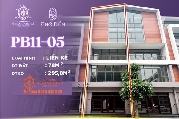 LIỀN KỀ CÓ MÁI | PHỐ BIỂN 11-05