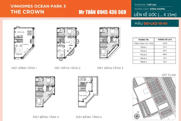 LIỀN KỀ GÓC / THỜI ĐẠI 1-02 (2 MẶT ĐƯỜNG)