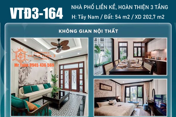 LIỀN KỀ HOÀN THIỆN 3 TẦNG | VỊNH THIÊN ĐƯỜNG 3-164