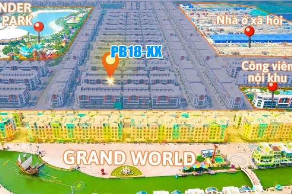 LIỀN KỀ PHỐ BIỂN 18-18 (GIÁP GRAND WORLD)