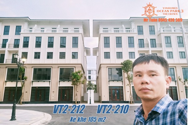 LIỀN KỀ VỊNH TÂY 2-212 (XẺ KHE 105 m2 NHƯ SONG LẬP)