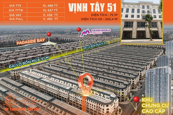 LIỀN KỀ VỊNH TÂY 51 (VT-51) VIN 3