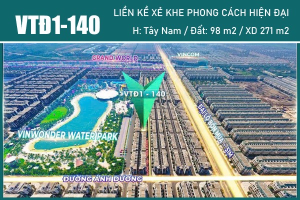 LIỀN KỀ XẺ KHE VỊNH THIÊN ĐƯỜNG 1 / VTĐ1-140