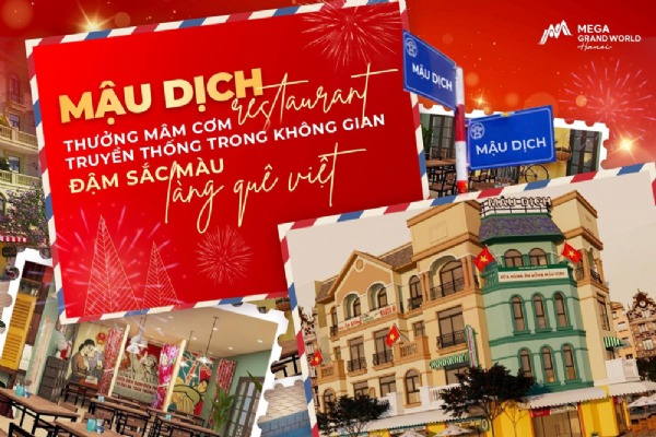 Mega Grand World Hà Nội | PT1-TV-148 (GÓC)  MẬU DỊCH RESTAURANT