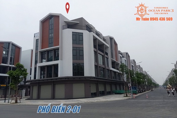 PHỐ BIỂN 2-01 | SHOPHOUSE 3 MẶT ĐƯỜNG, ĐỐI DIỆN GRAND WORLD