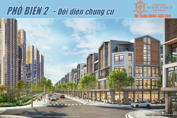 PHỐ BIỂN 2-162 | SHOPHOUSE GÓC, ĐỐI DIỆN CHUNG CƯ