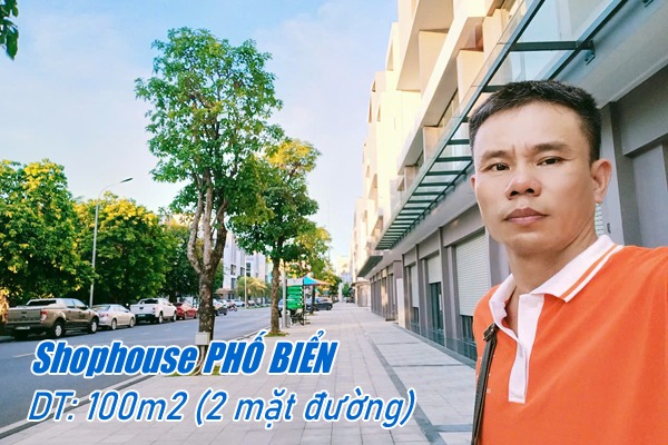 PHỐ BIỂN 66 | SHOPHOUSE 2 MẶT ĐƯỜNG, ĐỐI DIỆN CÔNG VIÊN NƯỚC