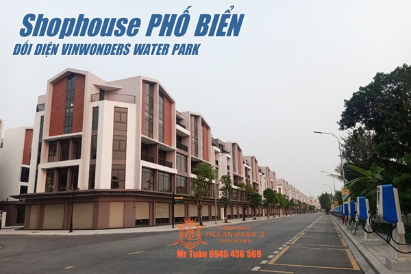 PHỐ BIỂN 78 | SHOPHOUSE 2 MẶT ĐƯỜNG, ĐỐI DIỆN CÔNG VIÊN NƯỚC