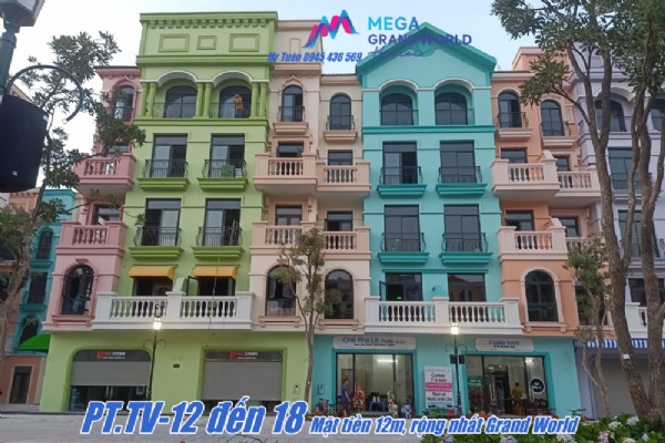 PHỐ TÂY | PT-TV-14 (Mặt tiền rộng nhất Grand World)