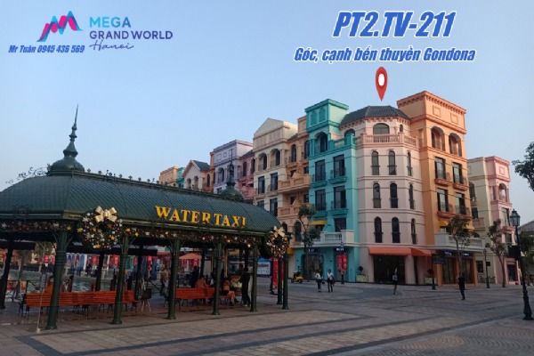 PT2-TV-211 Fashion Wonder World (CĂN GÓC, 2 MẶT TIỀN, CẠNH BẾN THUYỀN Gondola)