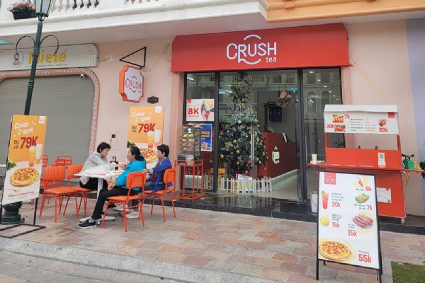 PT2-TV-59 | CRUSH Tea tại Mega Grand World Hanoi