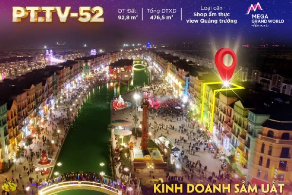 Quảng trường Piazza PHỐ TÂY sông Venice | PT-TV-52