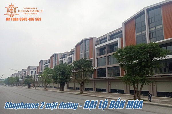 SHOPHOUSE 2 MẶT ĐƯỜNG - ĐẠI LỘ BỐN MÙA / ĐLBM-66