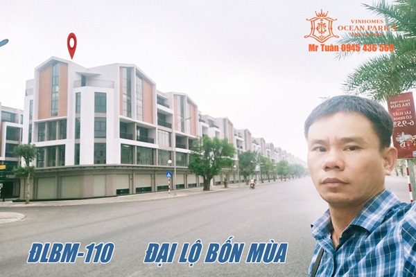 SHOPHOUSE ĐẠI LỘ BỐN MÙA -110 (GÓC, 3 MẶT ĐƯỜNG)