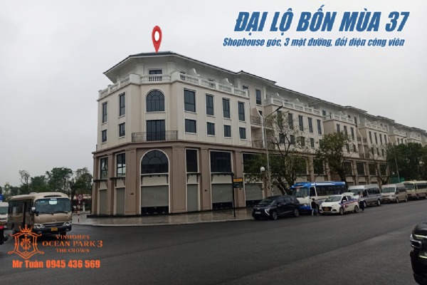 SHOPHOUSE ĐẠI LỘ BỐN MÙA / ĐLBM-37 (3 MẶT ĐƯỜNG)