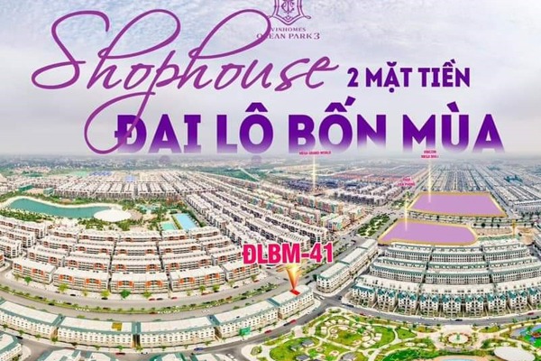SHOPHOUSE ĐẠI LỘ BỐN MÙA / ĐLBM-41