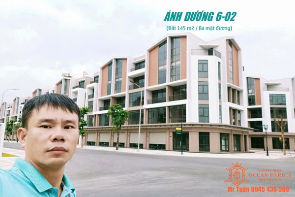 SHOPHOUSE GÓC, 3 MẶT ĐƯỜNG / ÁNH DƯƠNG 6-02