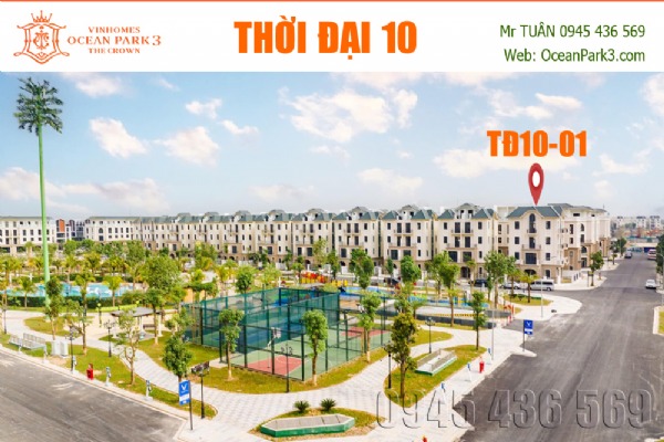SONG LẬP GÓC VIEW CÔNG VIÊN / THỜI ĐẠI 10-01 (2 CỔNG)