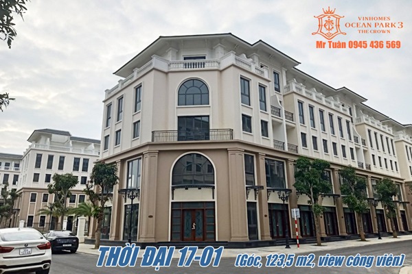 THỜI ĐẠI 17-01 | LIỀN KỀ GÓC, VIEW CÔNG VIÊN