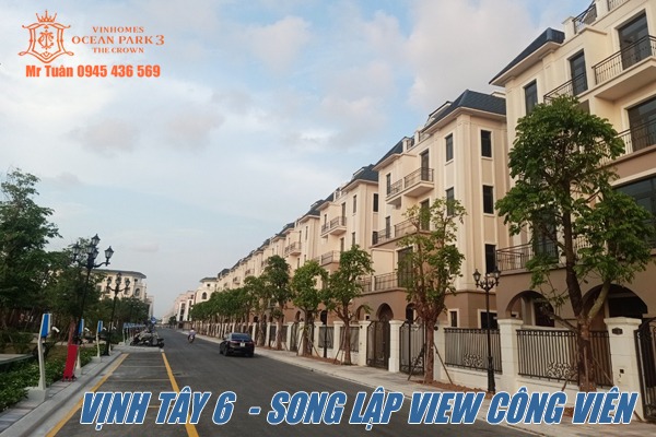 VỊNH TÂY 6-08 | SONG LẬP (136m) VIEW CÔNG VIÊN