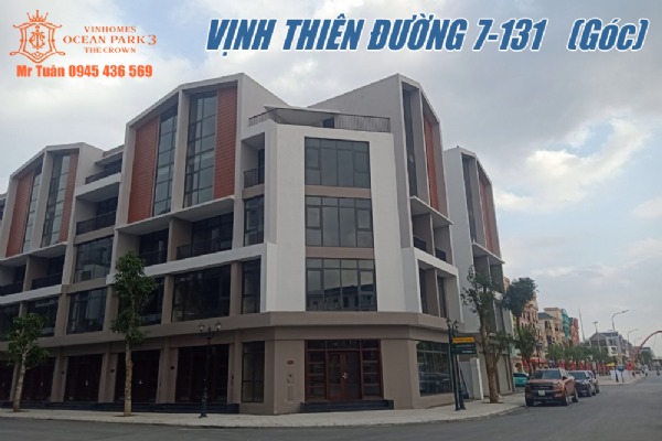 VỊNH THIÊN ĐƯỜNG 7-131  (GÓC, 2 MẶT ĐƯỜNG)