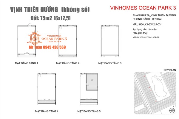 VTĐ-72 LAYOUT HỐ THANG SHOPHOUSE VỊNH THIÊN ĐƯỜNG